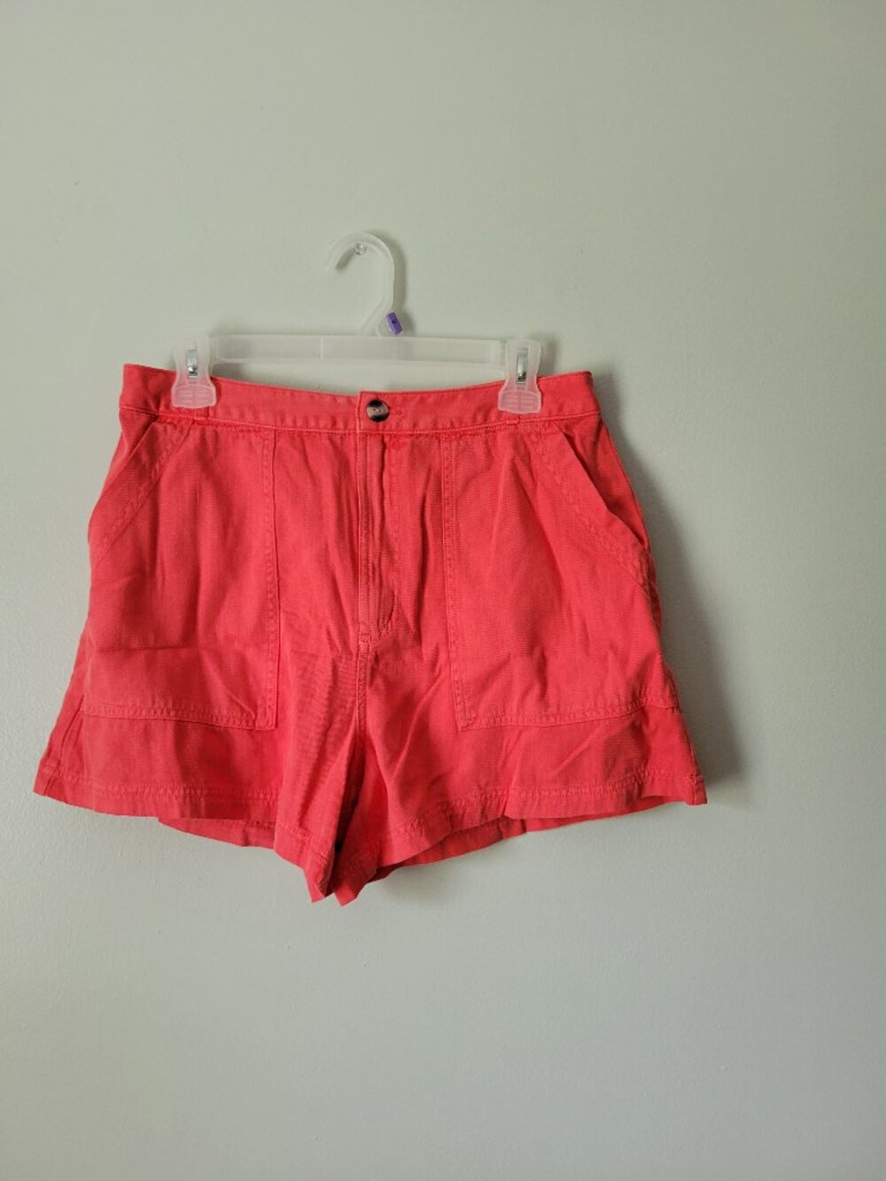 Universal Thread Coral Shorts Women's 10 Pockets 100% Cotton NWOT